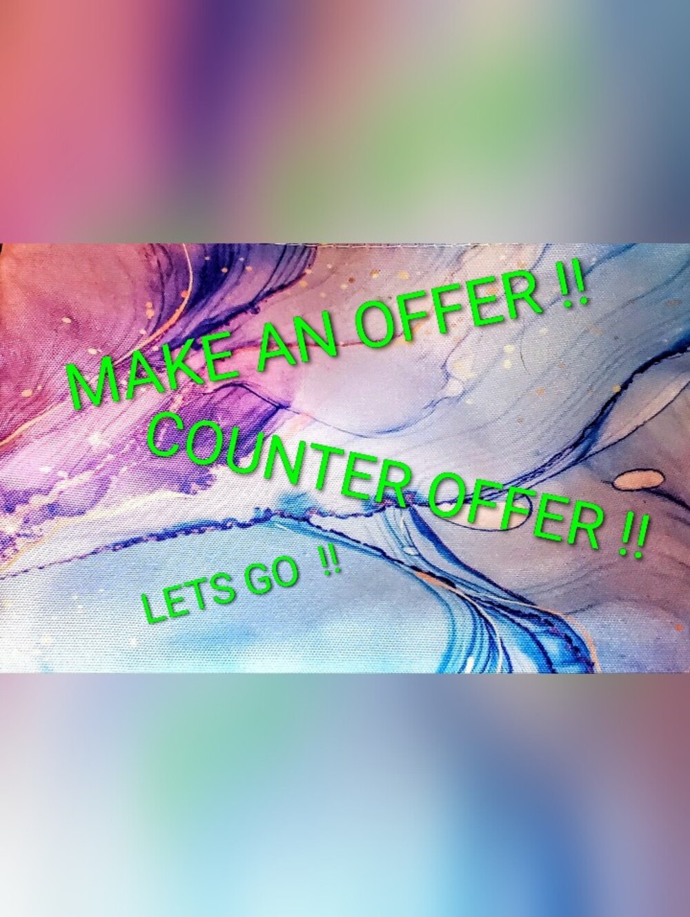 MAKE OFFERS ! LET'S BARTER !
